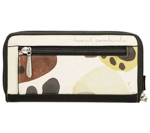 Portofel casual, dama, ANEKKE 40729-908, alb, piele ecologica